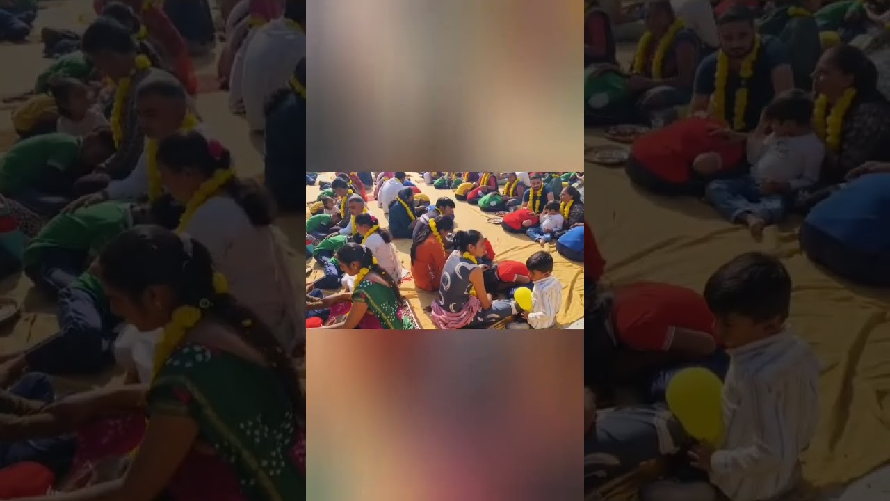  योग वेदांत सेवा समिति पंचाशिया द्वारा तपोवन विद्यालय, जेतपर में तुलसी पूजन मातृ पितृ पूजन कार्यक्रम