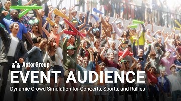 Event Audience for Crowd Sim | Dynamic Crowd Simulation for Concerts, Sports, and Rallies | iClone