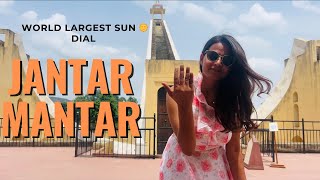 Exploring the World’s Largest Sundial –Jantar-Mantar Jaipur ⏳”