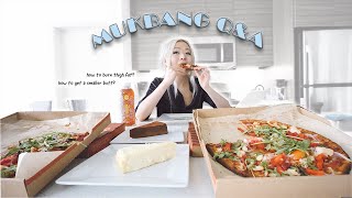 trying keto pizza & desserts | MUKBANG fitness Q&A 