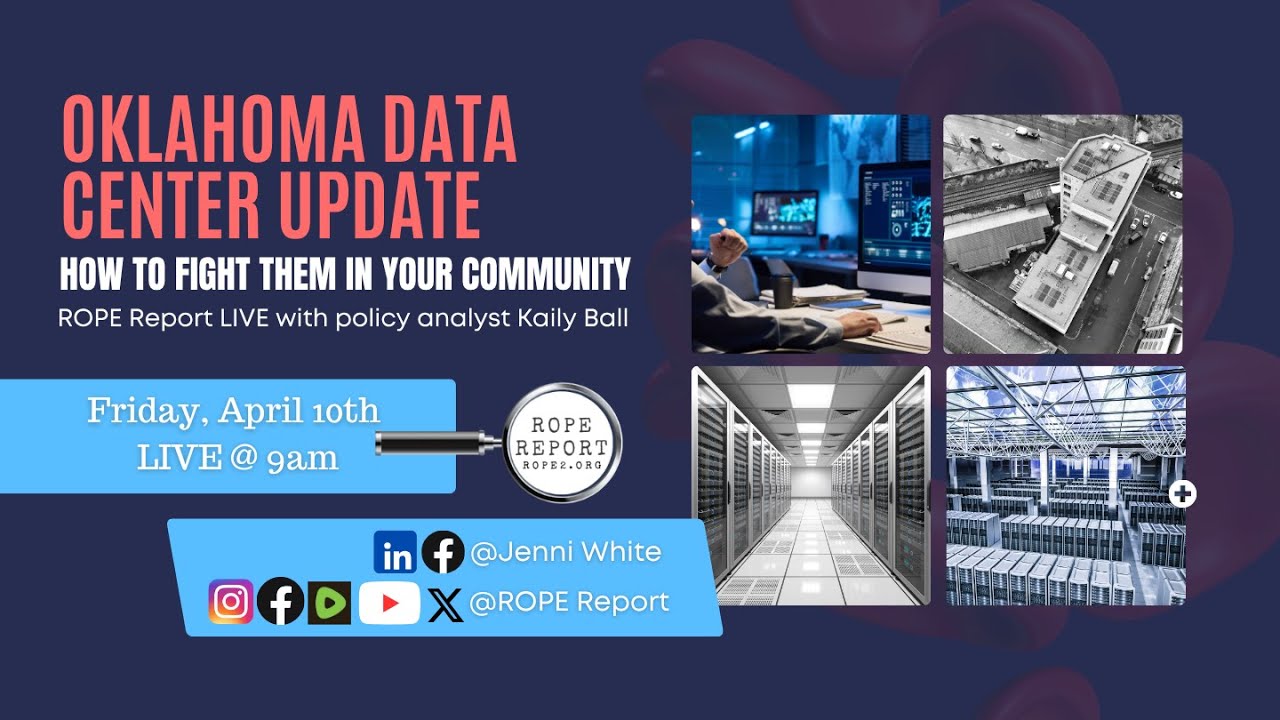 Oklahoma Data Center Update With Policy Researcher, Kaily Ball
