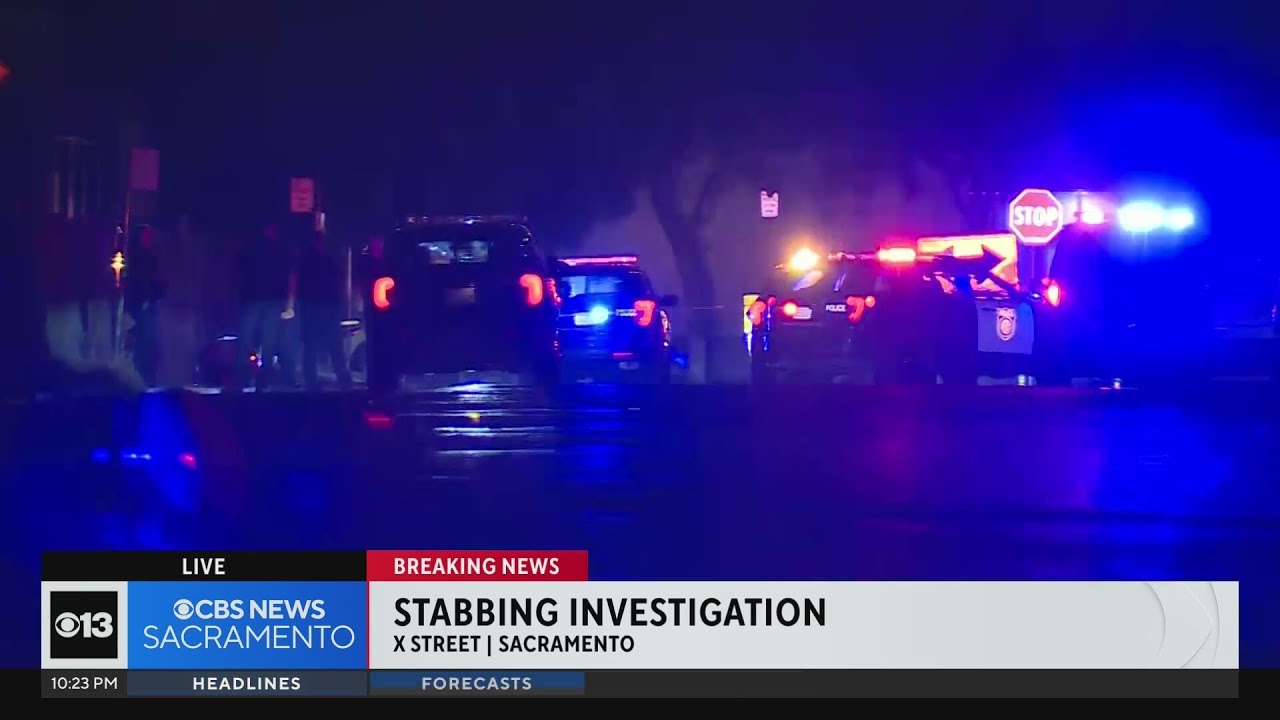 Stabbing investigation underway on X Street in Sacramento - YouTube