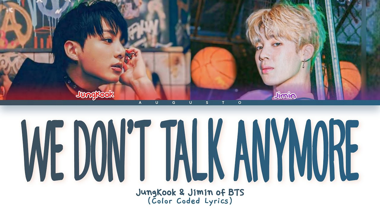 BTS Jimin & JK (방탄소년단) – 'We don't talk anymore' | Legendado/Tradução