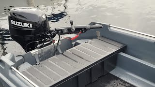 River 460 with Suzuki 40hp big tiller