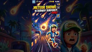 Meteor shower on between the gameplay 🤯🤯🤯😱😱😱 #subwaysurfers #youtubeshorts