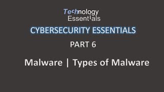 Malware | Types of Malware | Cybersecurity Essentials | Part 6