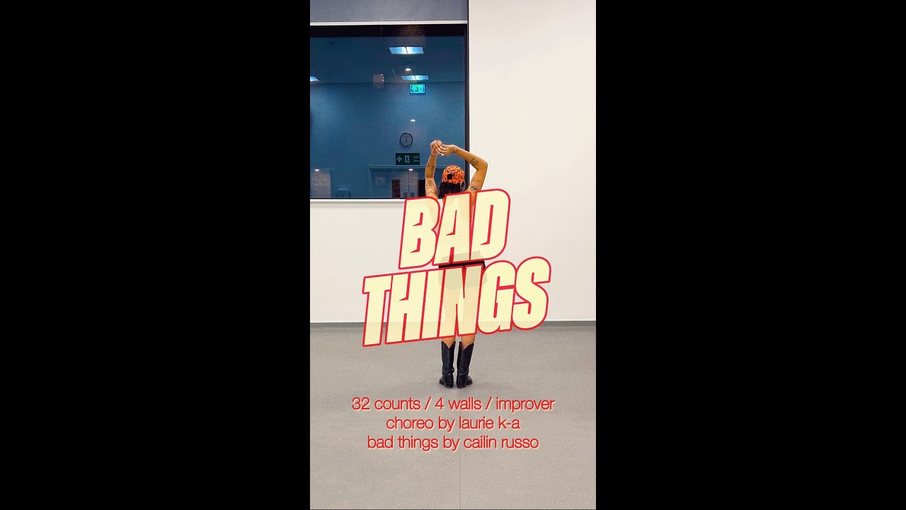 BAD THINGS // Line Dance Demo // Heated Rivalry
