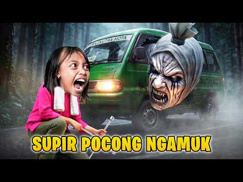 ANOMALI POCONG BEKERJA JADI SUPIR ANGKOT DI MALAM HARI! LEIKA NAIK ANGKOT HOROR [ROBLOX INDONESIA]