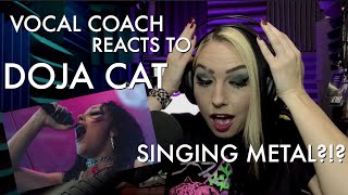 Doja Cat GOES METAL! Voice Teacher Reacts to \\