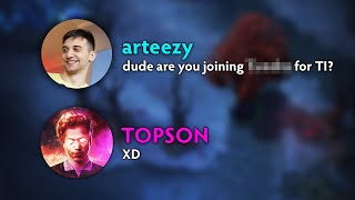 When Arteezy meets Topson in Ranked...again 🙃