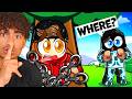HIDE AND SEEK BUT WE'RE CHAINED TOGETHER IN ROBLOX!