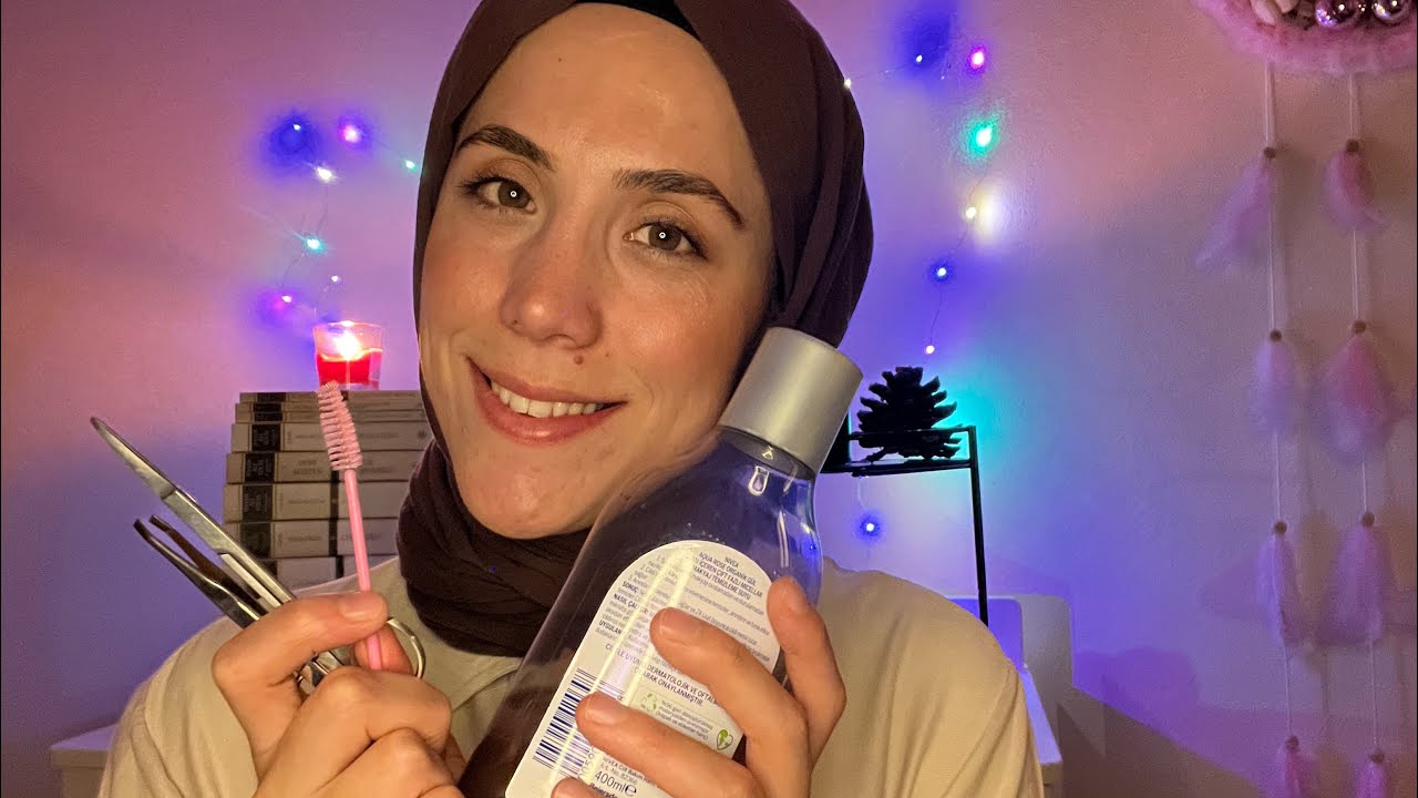 ASMR | Kaşlarını Alıyorum ve Cildine Bakım Yapıyorum | Türkçe ASMR #asmr #keşfet #türkçeasmr