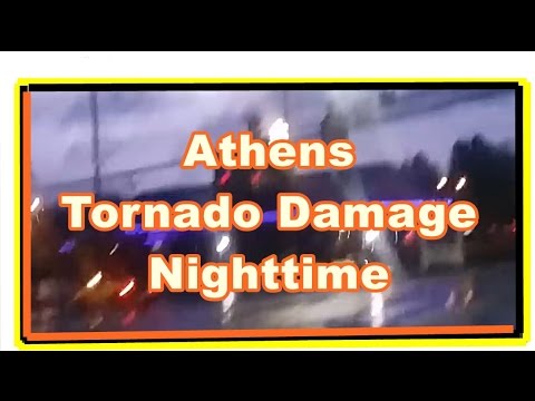 Athens Tennessee Tornado Map