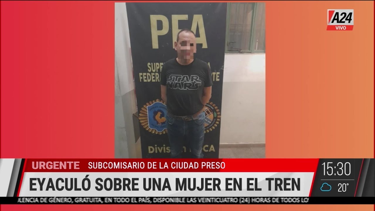 🚨 Subcomisario detenido por conducta inapropiada hacia una oficial del ejército en el Tren Roca