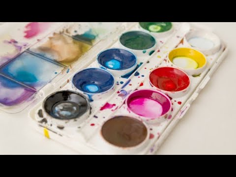 diy water colour||how to make water colour||easy to make|khushi art and creativity