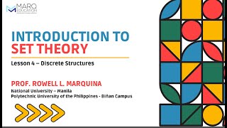 Discrete Structures Lesson 4 - Introduction to Set Theory