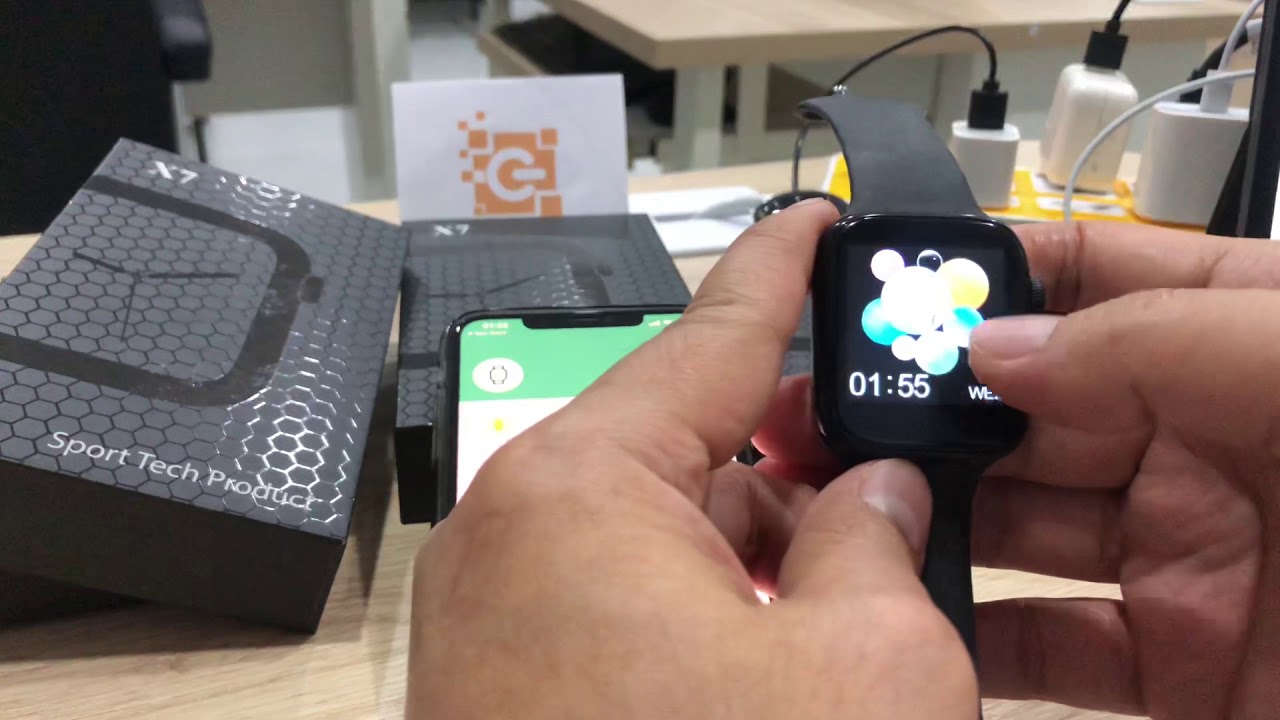 การใช้งานนาฬิกา X7 Pro Smart Watch YouTube