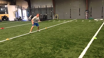 3 Cone Triangle right: shuffle-sprint-sprint