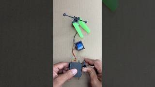 Gear Motor Power Testing with Mini Helicopter Propeller • DC motor #shorts #dcmotor
