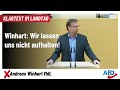 Winhart: Wir lassen uns nicht aufhalten!
