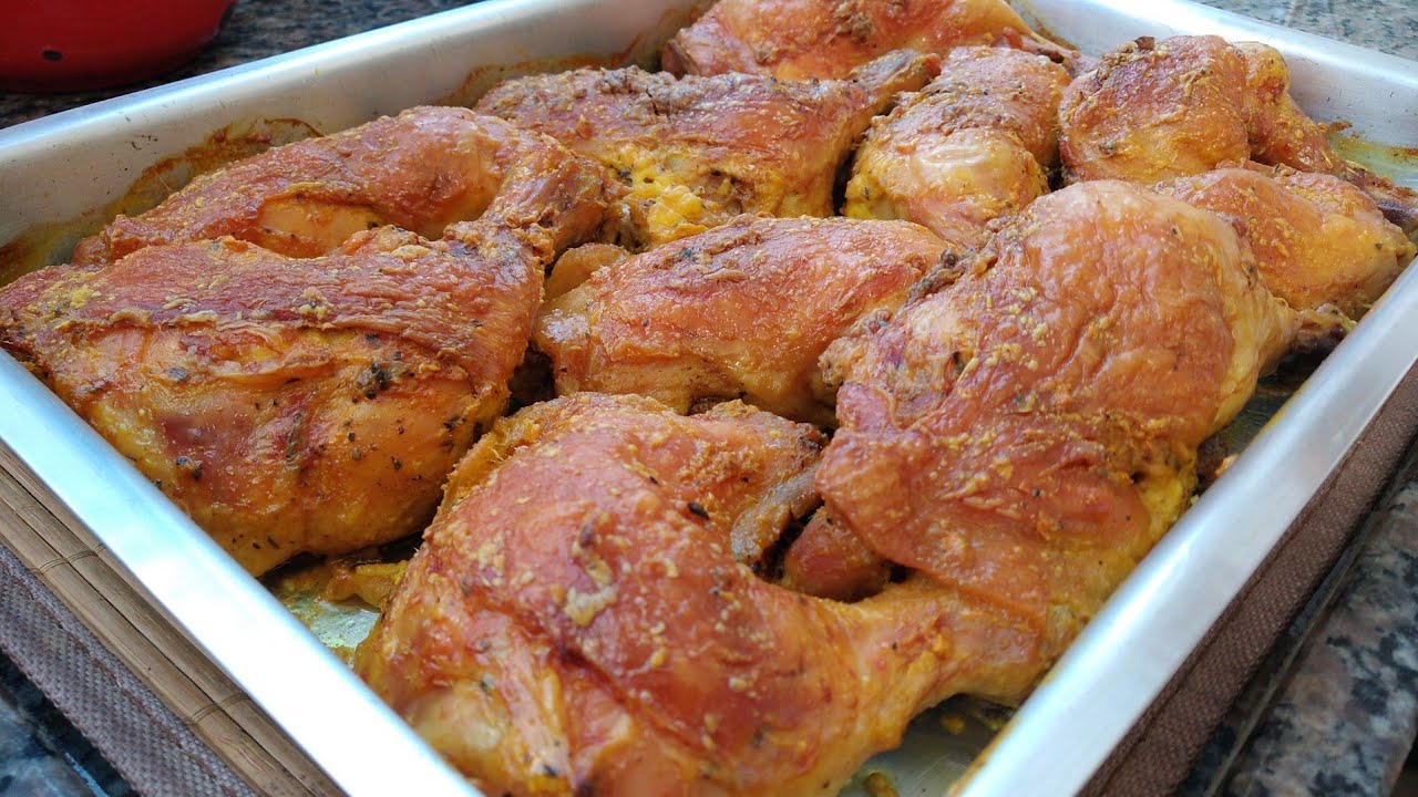 FRANGO ASSADO NO FORNO COM MAIONESE, MACIO e SUCULENTO