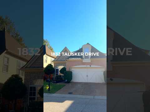 1832 Talisker Drive, Cordova, TN home video tour