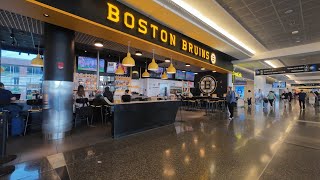 Boston Logan International Airport (BOS) | Full Terminal A Walkthrough 4K POV