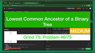 #46 Lowest Common Ancestor of a Binary Tree Problem | Leetcode - Java | Grind 75: Coding Series