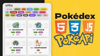 Pokédex with the POKÉAPI in HTML, CSS and JS