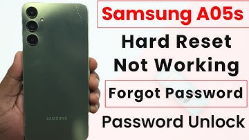 Samsung A05s Reset | Samsung A05s Hard Reset Not Working | Samsung A05s Hard Reset & Forgot Password