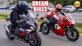 FIRST RIDE On My 2023 BMW M1000RR | Panigale V4R Impressions & Review