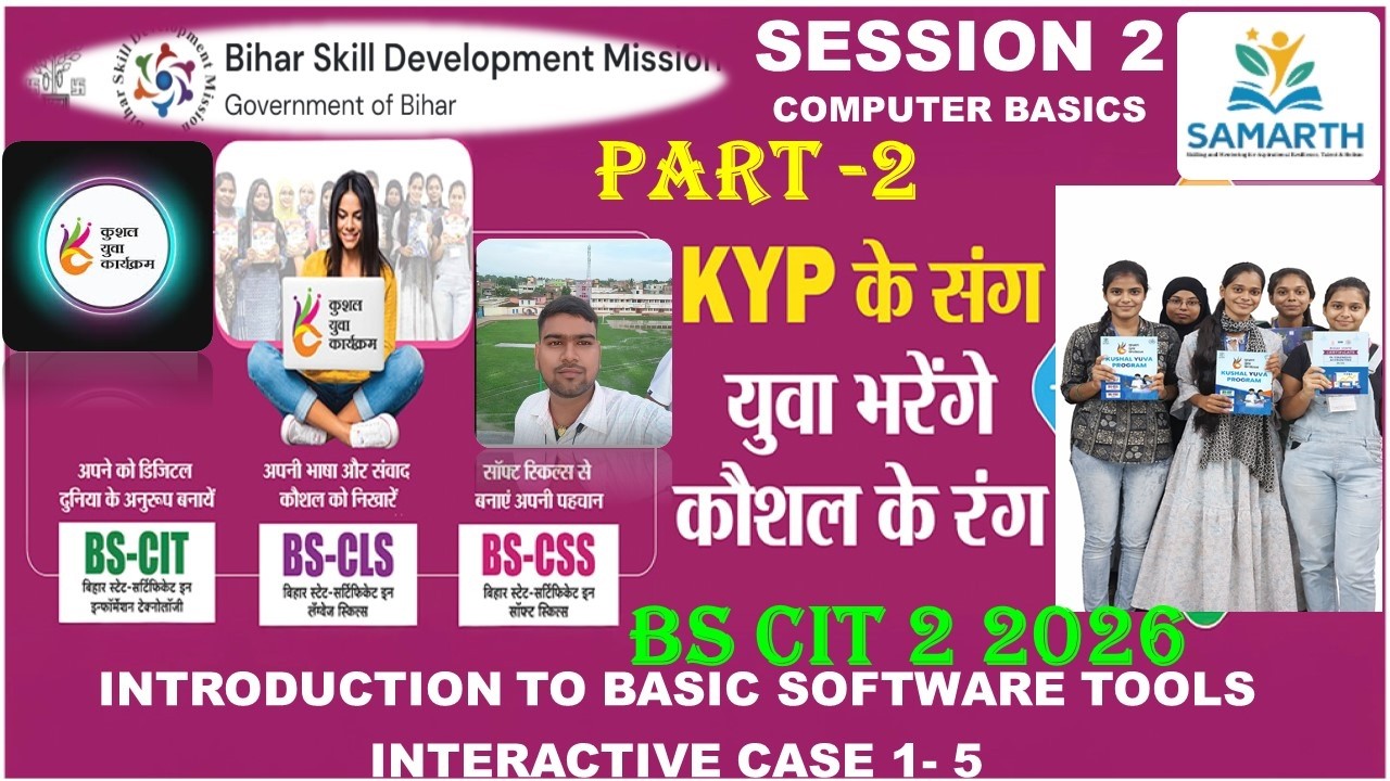 CIT 2 SESSION 2 INTRODUCTION TO BASIC SOFTWARE TOOLS INTERACTIVE CASE 1 ...