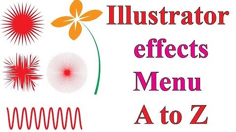 Illustrator effect menu  | Illustrator bangla tutorial 2021 part 23