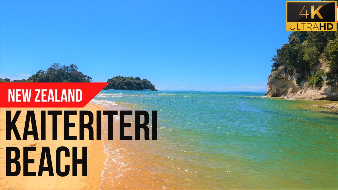 Kaiteriteri Beach, New Zealand | 4K Walking Tour