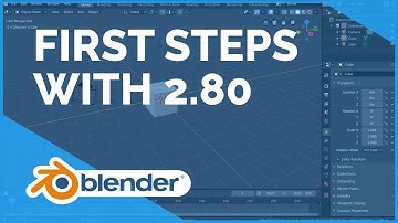 First Steps - Blender 2.80 Fundamentals | blender 2.8 tutorial