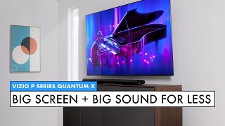 Home Theater WITHOUT a PROJECTOR! VIZIO Quantum X TV, Elevate Soundbar