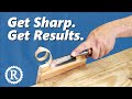 Fast freehand sharpening: no jigs, no guides, no sandpaper.