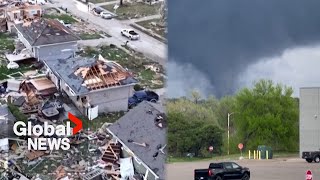 US tornados rip through Midwest states, leaving trail of destruction by Global News 65,250 views 1 day ago 1 minute, 59 seconds