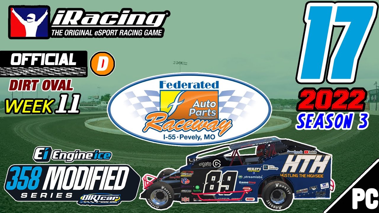 iRacing | ENGINE ICE 358 MODIFIED SERIES | 2022 S3 W11 | #17 | I-55 (8 ...