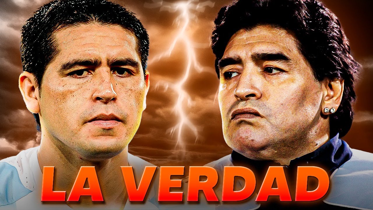 La HISTORIA COMPLETA de la PELEA entre MARADONA y RIQUELME