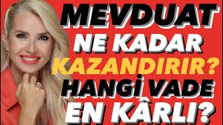 KREDİ FAİZLERİ UÇTU! FAİZDEN FAİZ KAZANMAK KARLI MI? MEVDUATA PARA BAĞLANIR MI? HANGİ VADEDE? #faiz