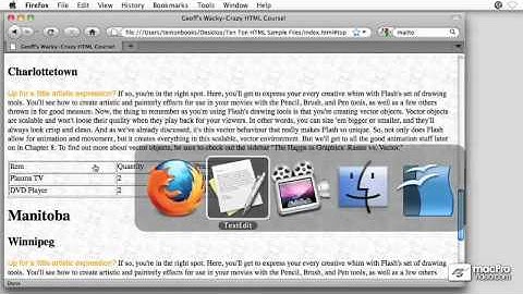Web Design 201: Deeper Into XHTML - 3 Inserting Table Headers