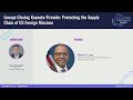 Closing Keynote Fireside:  Protecting the Supply Chain of US Foreign Missions