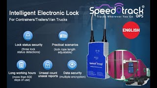 Speedotrack Intelligent Electronic Lock GPS for containers English screenshot 3