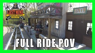 Full ride POV at the Lost Mine Mountain Coaster in Pigeon Forge , TN