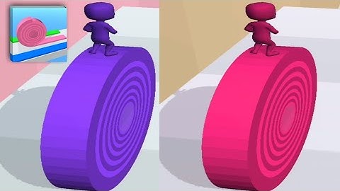 LAYERS ROLL 😋🎀🪀 All Levels Gameplay Walkthrough Android IOS NEW UPDATE