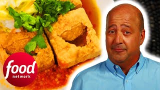 Andrew Zimmern Explains Taiwan&#39;s Infamous Stinky Tofu | Bizarre Foods: Delicious Destinations