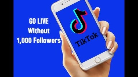 How To Go Live on TikTok 2021 (Without 1k Followers)