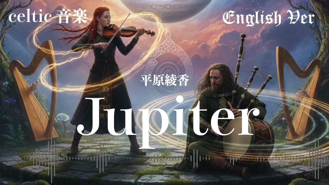 平原綾香「Jupiter」ケルトver 英語で歌わせてみたJapanese AI Covers J POP   Japanese Songs With Lyrics
