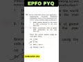 EPFO Previous Year Questions | UPSC EPFO PYQ Explained #18